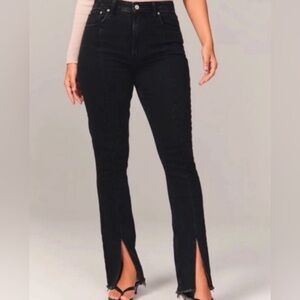 American Eagle Flared Split Jeans in Short